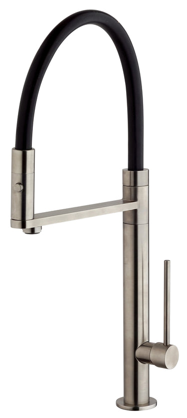 Latoscana Single Handle pull-Out Spray Kitchen Faucet In Brushed Nickel Kitchen Faucet Latoscana